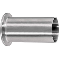 Value Collection - Sanitary Stainless Steel Pipe Fittings Type: Long Ferrule Style: Quick-Clamp to Butt Weld - Apex Tool & Supply