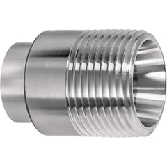 Value Collection - Sanitary Stainless Steel Pipe Fittings Type: Male Straight Style: Butt Weld - Apex Tool & Supply