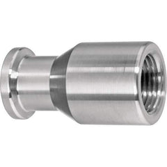 Value Collection - Sanitary Stainless Steel Pipe Fittings Type: Female Straight Style: Quick-Clamp - Apex Tool & Supply