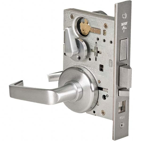 Best - Office Lever Lockset for 1-3/4" Thick Doors - Apex Tool & Supply