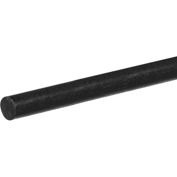 USA Sealing - 1' x 3/4" Black Carbon Fiber (Unidirectional) Rod - Apex Tool & Supply