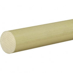 USA Sealing - 1' x 2" Yellow Garolite (G-10/FR4) Rod - Apex Tool & Supply