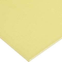 USA Sealing - 4' x 4" x 1" Yellow Garolite Rectangular Bar - Apex Tool & Supply