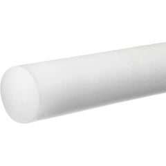 USA Sealing - 3' x 5" White Polyethylene (UHMW) Rod - Apex Tool & Supply