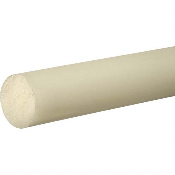 USA Sealing - 1' x 3" Semi-Clear White Polypropylene Rod - Apex Tool & Supply