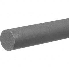 USA Sealing - 6' x 2-1/2" Dark Gray PVC Rod - Apex Tool & Supply