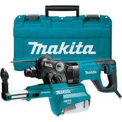 Makita - 120 Volt 1" SDS Plus Chuck Electric Rotary Hammer - 0 to 4,500 BPM, 0 to 1,100 RPM, Reversible - Apex Tool & Supply