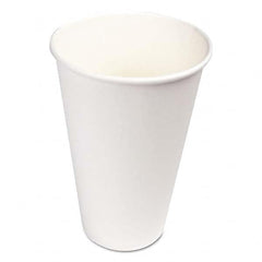 Boardwalk - Paper Hot Cups, 16 oz, White, 1000/Carton - Apex Tool & Supply