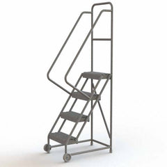TRI-ARC - Rolling & Wall Mounted Ladders & Platforms Type: TiltNRoll Rolling Ladder Style: Tilt & Roll Safety Ladder - Apex Tool & Supply