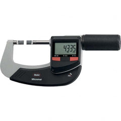 Mahr - Electronic Outside Micrometers Type: Standard Minimum Measurement (Decimal Inch): 3.0000 - Apex Tool & Supply