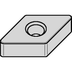 DNMA 433 A|None WK05CT, 3/64″ Corner Radius, 3/16″ Thick, 1/2″ Inscribed Circle, TiN, Turning Indexable Insert - Apex Tool & Supply