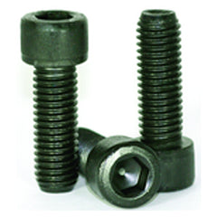 1/4″-28 × 7/8″ - Black Finish Heat Treated Alloy Steel - Cap Screws - Socket Head - Apex Tool & Supply
