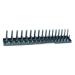 Metric Sized Socket Tray - 1/2″ Drive - Gray - Apex Tool & Supply