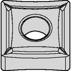 SNMP 433 Hi-Double Positive|P WS25PT, 3/64″ Corner Radius, 3/16″ Thick, 1/2″ Inscribed Circle, TiAlN, Square, Turning Indexable Insert - Apex Tool & Supply