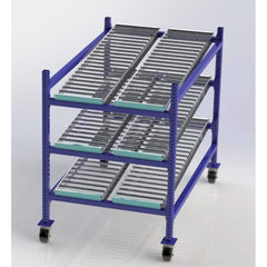 UNEX Manufacturing - Steel Shelving Type: Mobile Gravity Rack Starter or Add-On: Starter Unit - Apex Tool & Supply