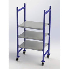 UNEX Manufacturing - Steel Shelving Type: Mobile Pick Tray Rack Starter or Add-On: Starter Unit - Apex Tool & Supply