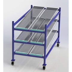 UNEX Manufacturing - Steel Shelving Type: Mobile Gravity Rack Starter or Add-On: Starter Unit - Apex Tool & Supply