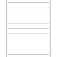 Value Collection - Label Holders Width (Inch): 8 Length (Inch): 1 - Apex Tool & Supply