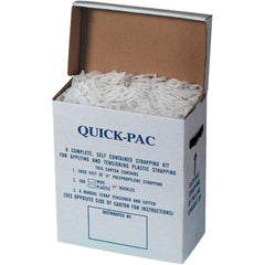 Value Collection - Strapping Kits Type: Polypropylene Strapping Kit Contents: 3000' of 1/2" Polypropylene; 300 Plastic Buckles; Tensioner; Cutter - Apex Tool & Supply