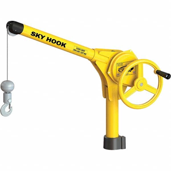 Sky Hook - 500 Lb Steel Lifting Hook Crane - Apex Tool & Supply
