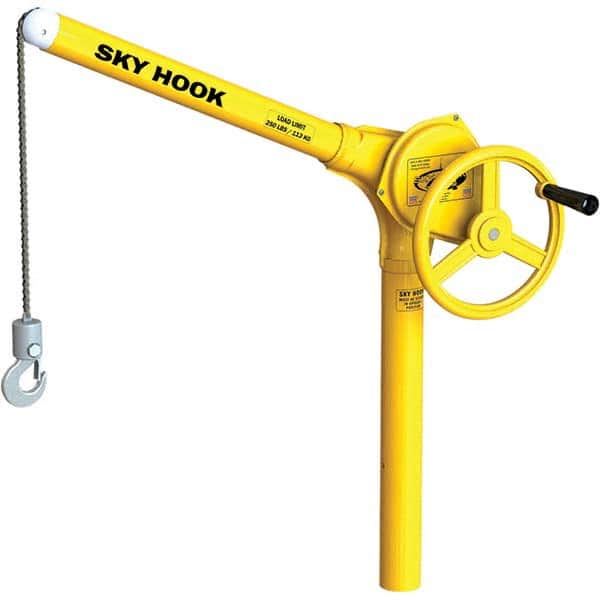 Sky Hook - 250 Lb Steel Lifting Hook Crane - Apex Tool & Supply