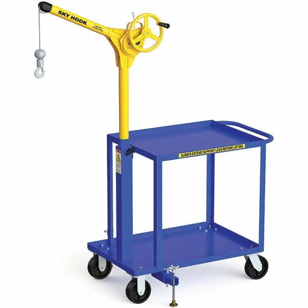 Sky Hook - 500 Lb Steel Lifting Hook Crane - Apex Tool & Supply
