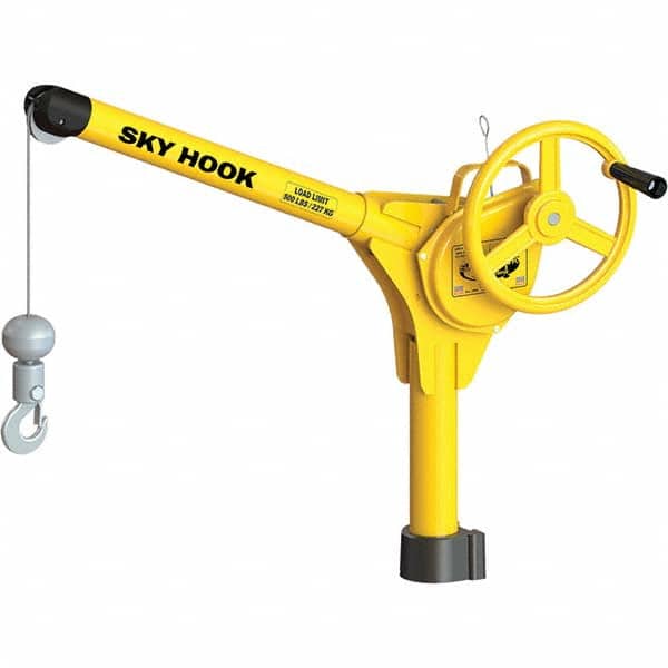 Sky Hook - 500 Lb Steel Lifting Hook Crane - Apex Tool & Supply