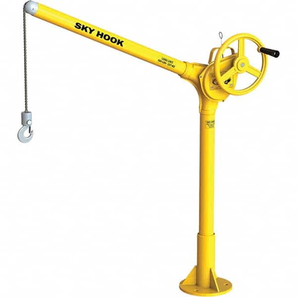Sky Hook - 500 Lb Steel Lifting Hook Crane - Apex Tool & Supply