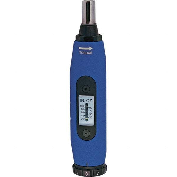 CDI - 1 Piece, 40 to 450 N/m, Preset Torque Limiting Screwdriver - 1/4" Drive, 1/2" Graduation - Apex Tool & Supply