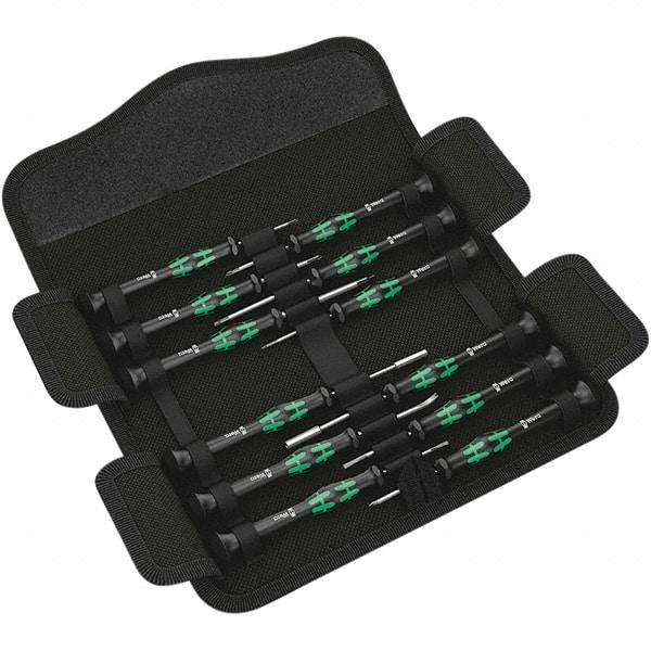 Wera - Screwdriver Sets Screwdriver Types Included: Phillips; Slotted; Microstix; TorxPlus; Torx Number of Pieces: 12 - Apex Tool & Supply