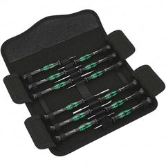 Wera - Screwdriver Sets Screwdriver Types Included: Phillips; Slotted; Microstix; TorxPlus; Torx Number of Pieces: 12 - Apex Tool & Supply