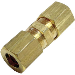 Legris - Metal Compression Tube Fittings Type: Union End Connections: Tube O.D. x Tube O.D. - Apex Tool & Supply
