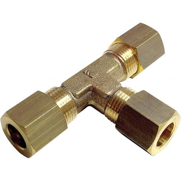 Legris - Metal Compression Tube Fittings Type: Union Tee End Connections: Tube O.D. x Tube O.D. - Apex Tool & Supply