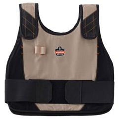 6225 S/M KHAKI COOLING VEST HI VIS - Apex Tool & Supply