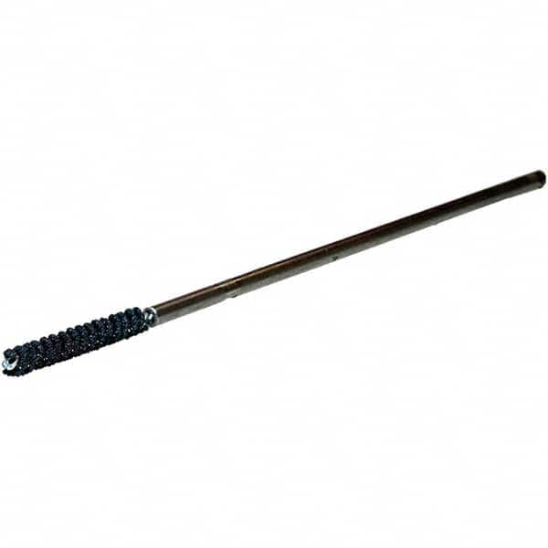 Weiler - 1/4" Bore Diam, 320 Grit, Silicon Carbide Flexible Hone - Apex Tool & Supply