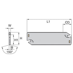 12251354000 W TOOLHOLDER