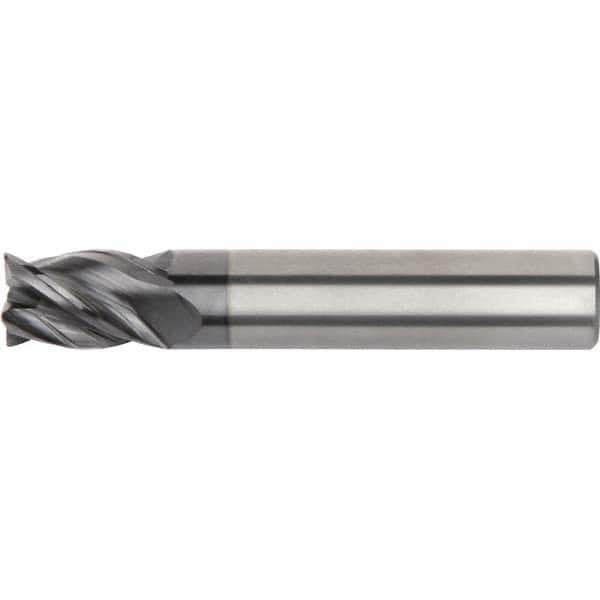 Kennametal - 10mm Diam 4 Flute Solid Carbide 0.25mm Chamfer Width Corner Chamfer End Mill - Apex Tool & Supply