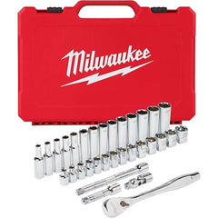 Milwaukee Tool - Socket Sets Measurement Type: Metric Drive Size: 3/8 - Apex Tool & Supply