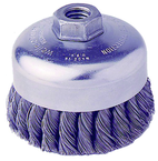 4" SINGLE ROW WIRE CUP BRUSH - Apex Tool & Supply