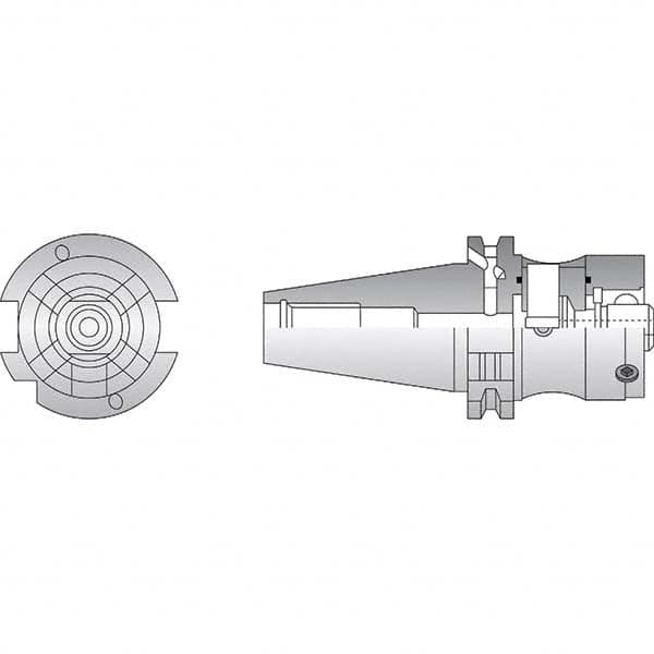 Allied Machine and Engineering - 80mm Diam Radial Clamp CAT50 Shank Modular Reamer Body - Apex Tool & Supply