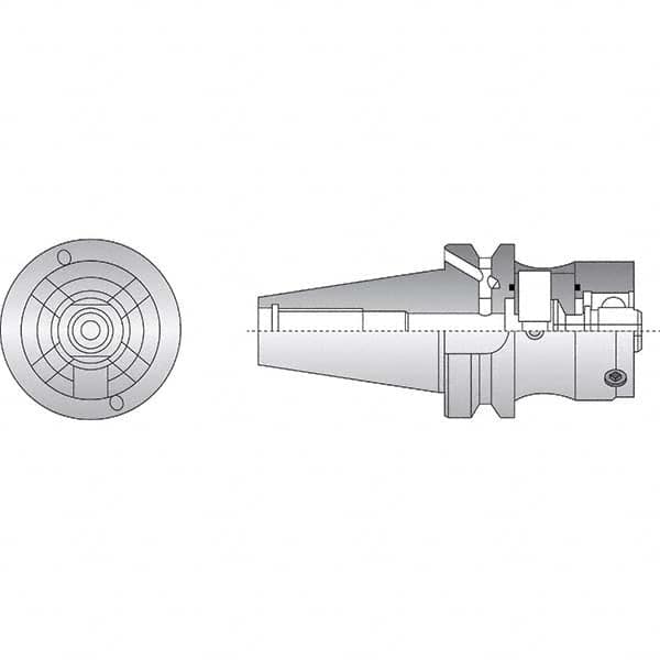 Allied Machine and Engineering - 50mm Diam Radial Clamp BT40 Shank Modular Reamer Body - Apex Tool & Supply