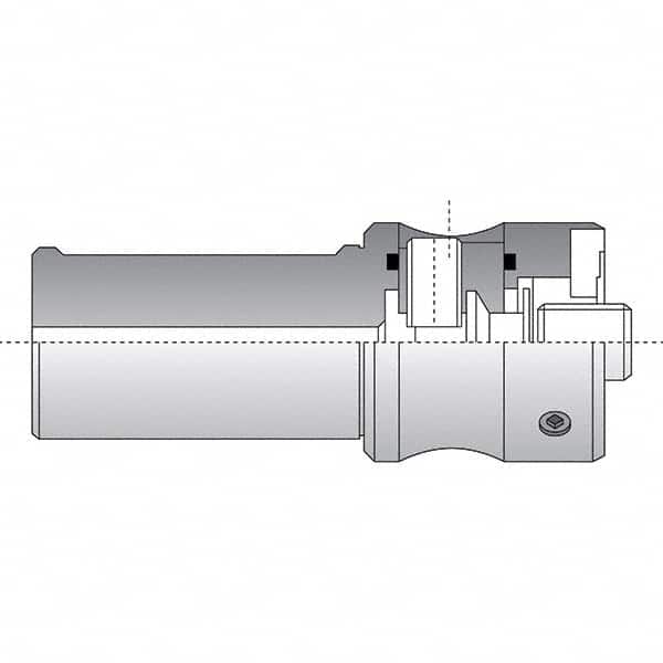 Allied Machine and Engineering - 50mm Diam Radial Clamp Straight Shank Modular Reamer Body - Apex Tool & Supply