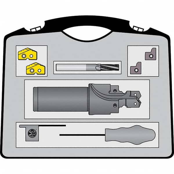 Allied Machine and Engineering - 7/16-20, Tube Dash 4, Indexable Porting Tool - Apex Tool & Supply