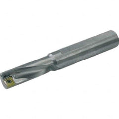 Allied Machine and Engineering - 24mm Max Drill Depth, 3xD, 8mm Diam, Indexable Insert Drill - Apex Tool & Supply