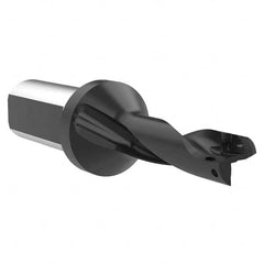 Allied Machine and Engineering - 1-1/2" Max Drill Depth, 3xD, 12.7mm Diam, Indexable Insert Drill - Apex Tool & Supply