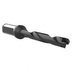 Allied Machine and Engineering - 12.98mm to 17.65mm Diam 89mm Max Depth Helical Flute Spade Drill - Apex Tool & Supply