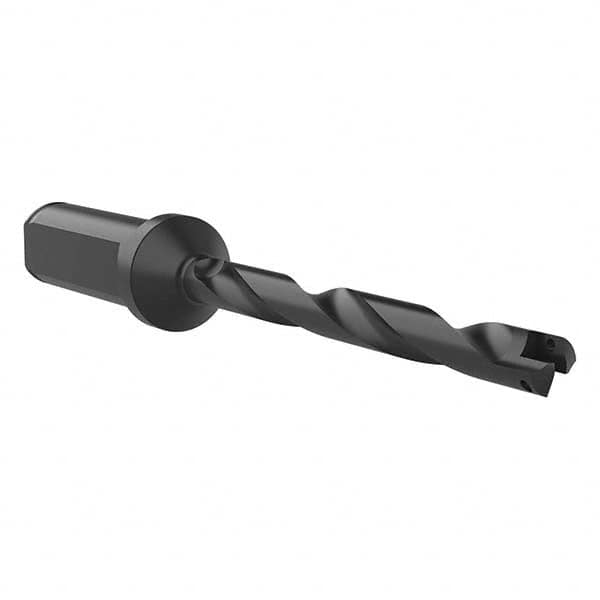 Allied Machine and Engineering - 3/8" to 27/64" Diam 3-3/8" Max Depth Helical Flute Spade Drill - Apex Tool & Supply