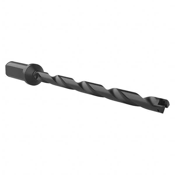 Allied Machine and Engineering - 7/16" to 1/2" Diam 7-1/16" Max Depth Helical Flute Spade Drill - Apex Tool & Supply