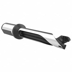 Allied Machine and Engineering - 20mm to 22mm Diam 3xD 66mm Max Depth Straight Flute Spade Drill - Apex Tool & Supply