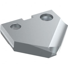 Allied Machine and Engineering - 63/64" Diam 90° Seat Size 2 Spade Drill Insert - Apex Tool & Supply
